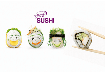 Eat sushi - bonhommes sushis