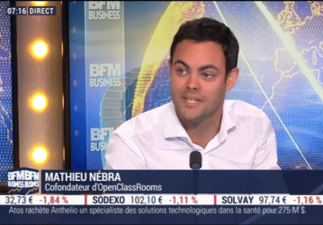 Interview de Mathieu Nebra dans Good Morning Business sur BFM Business